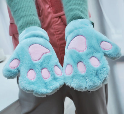Student cute cat paw gloves  YV2304