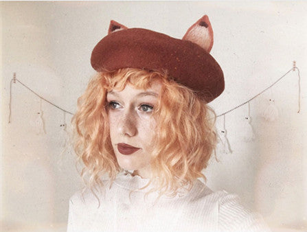 Review for The fox ears berets YV2012