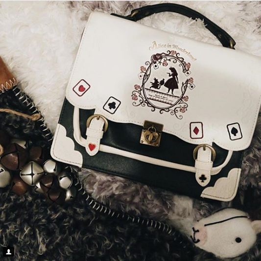 Review for Alice's poker gothic dark lolita bag lolita bags YV7031