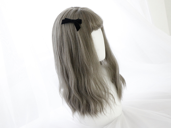 lolita fashion linen gray wig YV2451