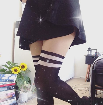 REVIEW FOR JAPANESE FALSE GAOTONG STITCHING STOCKINGS YV222