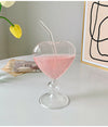 glass heart cup  yv31461