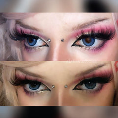 COSPLAY BLUE CONTACT LENS(TWO PIECES)YV44452