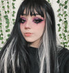 Review for  Black gray hanging ear dyed wig yv30181