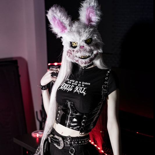 Halloween demon rabbit mask yv30236