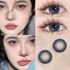 Ice crystal blue contact lenses (two pieces) YV47230