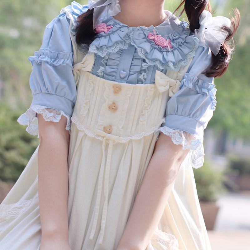 Soft girl Lolita cute short-sleeved shirt YV47144