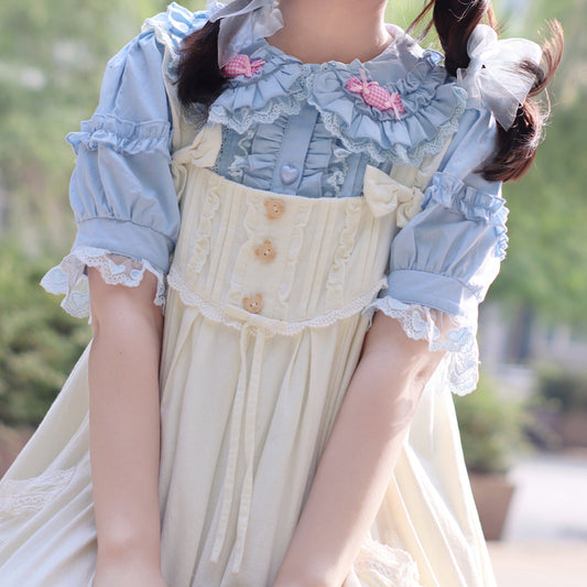 Soft girl Lolita cute short-sleeved shirt YV47144