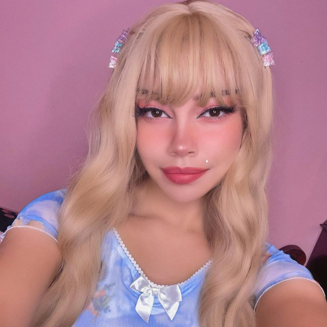 Lolita linen golden wig yv30488