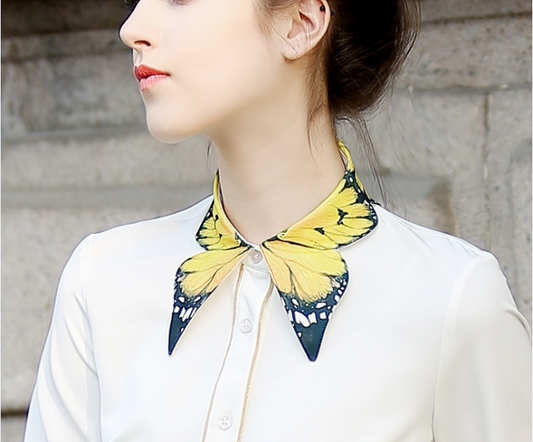 Retro cute Butterfly collar blouse shirt  YV8059