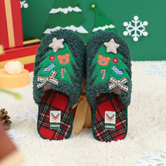 Christmas cute cotton slippers yv31344