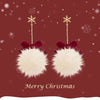 Christmas Snowflake Ball Earrings yv31317
