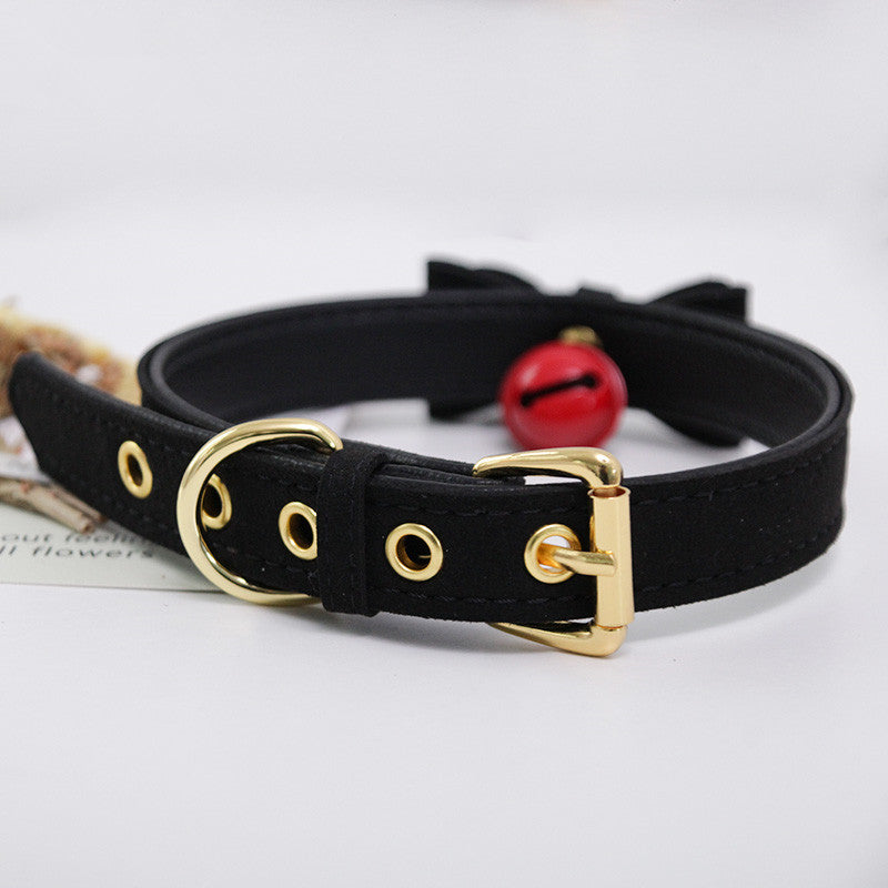 Bow bell collar + traction rope yv47287