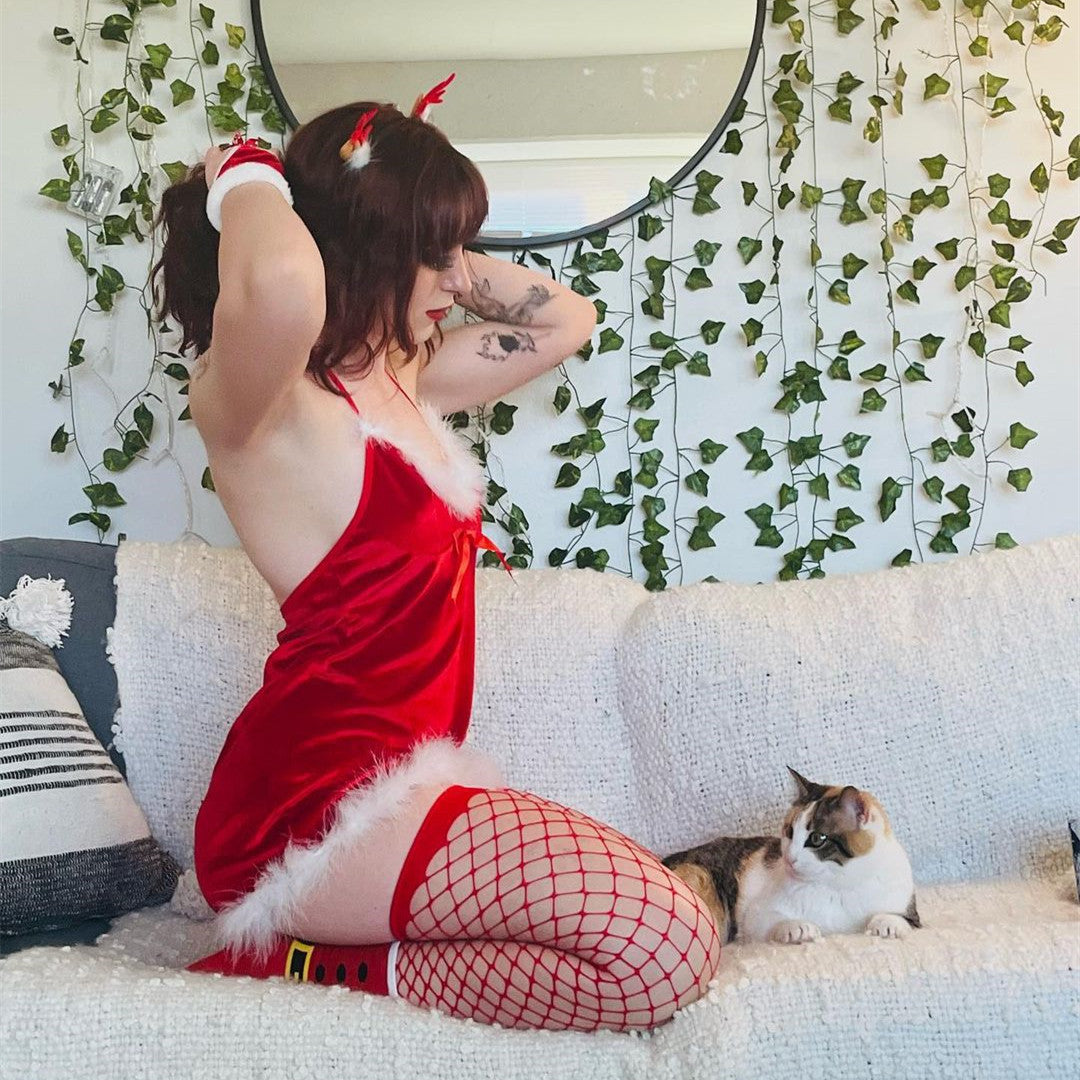 Sexy Christmas lingerie set yv46013