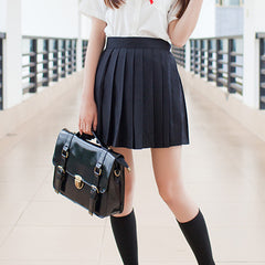 High waist pleated skirt YV40221