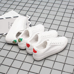 Pineapple and heart sneakers yv508