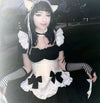 Review for cosplay bow maid dress suit YV43769