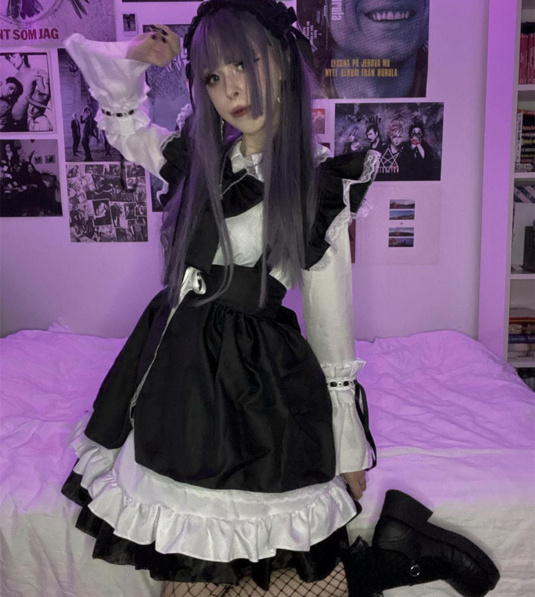 Review for COSPLAY maid dress suit YV43712