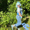 lolita cyan blue gradient wig YV43010