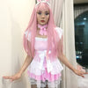 Review for Japanese sweet pink white maid costume yv43276