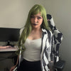 Review for lolita green long curly wig yv42834
