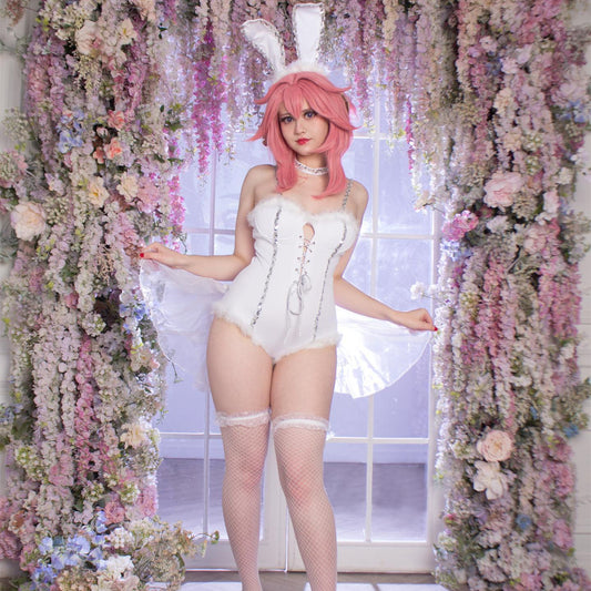 Sweet White bunny costume YV44499