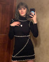 Review for ulzzang Love knitted dress YV43984