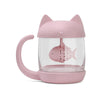 PinkGrey Kawaii Kitty Fish Mug YV2268