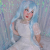 Review for Snow miku princess cosplay wig YV30132