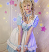 Powder blue lolita maid outfit YV43989