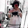 Review for Lolita black and white maid dress suit YV43594