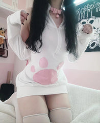 Review for Cat claw cosplay pajamas yv30471
