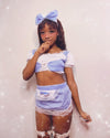 Sweet girl plaid maid outfit YV44460